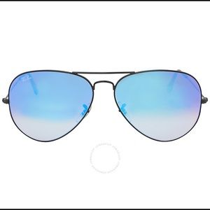 Ray-ban blue gradient mirror aviators